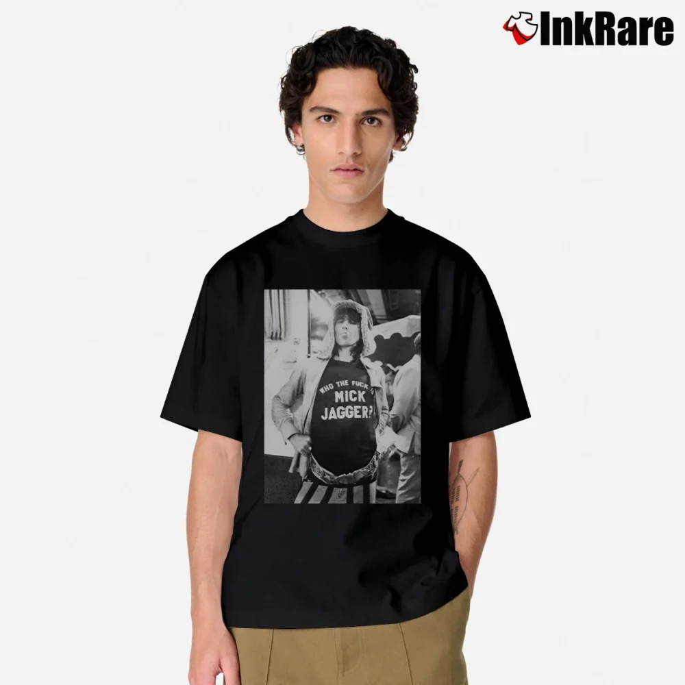 Men’s Keith Richards Stones Black Sabbath Tour Classic T-Shirt in black | Soft, Breathable Everyday Wear