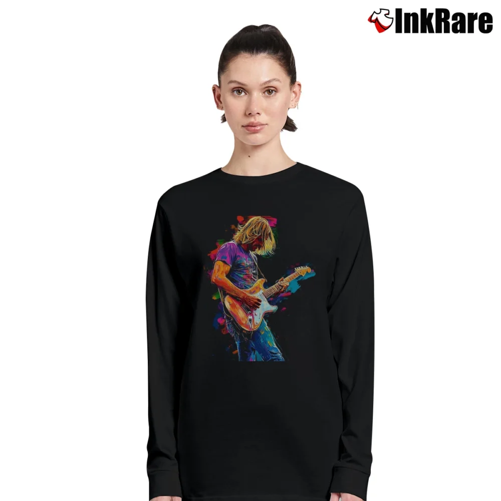 Women’s Keith Urban Colorful Vibes Long-Sleeve Top in black | Sleek, Versatile, All-Season
