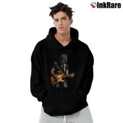 Men’s Keith Urban Electrifying Guitar Colorful Vibes Pullover Hoodie in black | Cozy, Durable, Modern Fit
