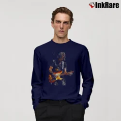 Men’s Keith Urban Electrifying Guitar Colorful Vibes Long-Sleeve Shirt in navy | Sleek, Lightweight, Year-Round Wear
