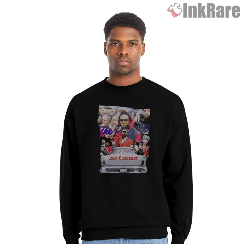 Ken And Friends Kendrick Lamar Crew Shirt on graphic shirt for men graphic tee