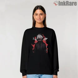 Ken Kaneki Masked Ghoul Dark Anime Shirt on graphic shirt for women graphic tee
