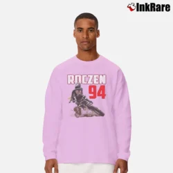 Men’s Ken Roczen Motocross Champion Long-Sleeve Shirt in light pink | Sleek, Lightweight, Year-Round Wear