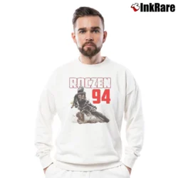 Men’s Ken Roczen Motocross Champion Crewneck Sweatshirt in white | Cozy Fabric, Clean Style