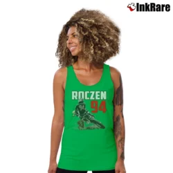 Women’s Ken Roczen Motocross Champion Tank Top in irish green | Lightweight, Movement-Friendly