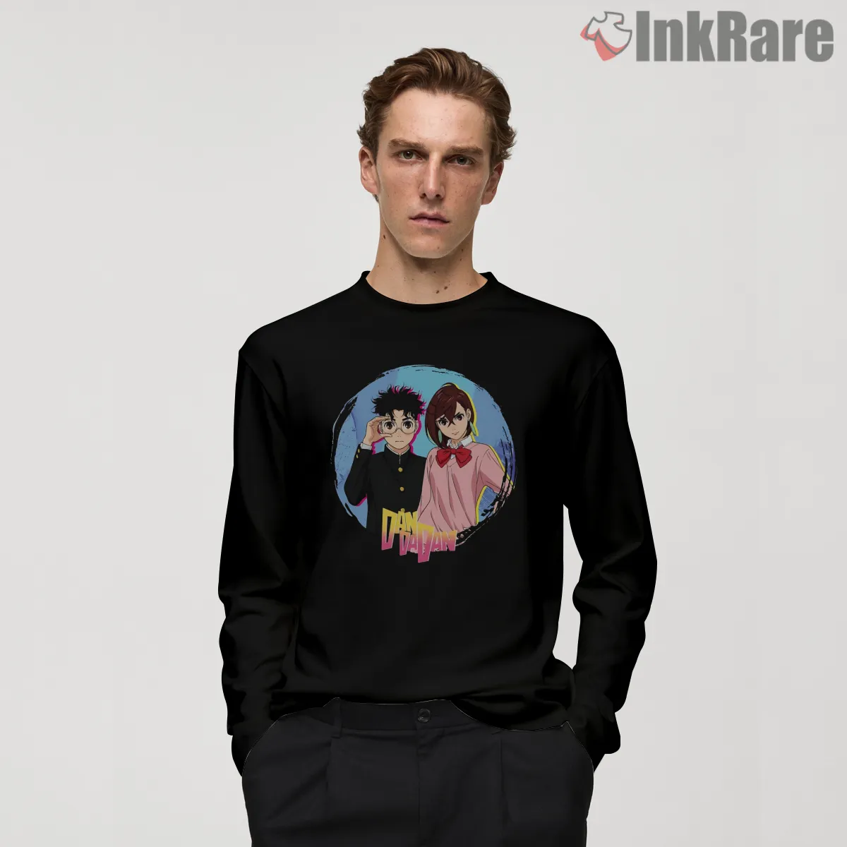 Ken Takakura And Momo Ayase Duo Anime Long Sleeve Black Ken Takakura And Momo Ayase Duo Anime Shirt on black long sleeve shirt for men graphic tee