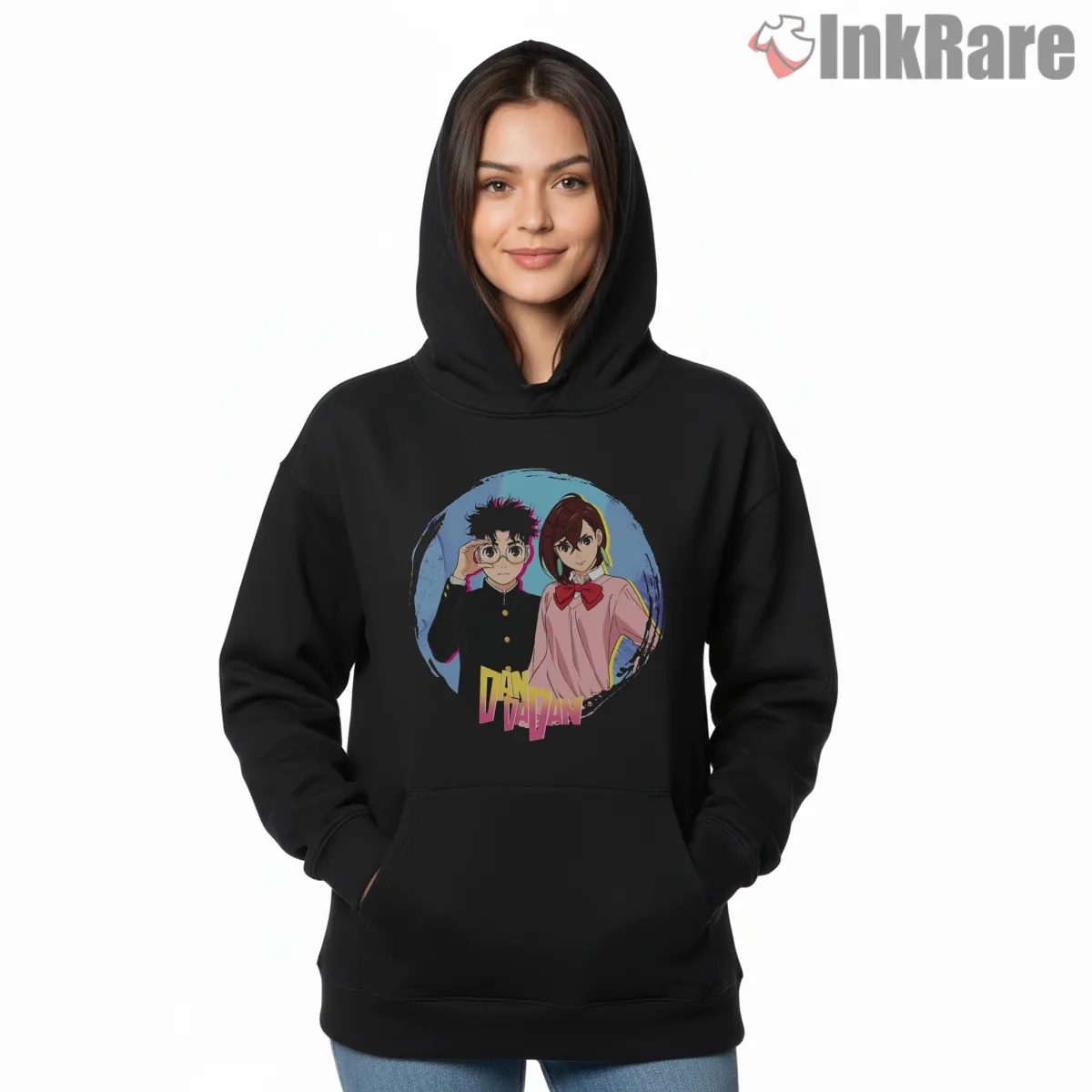 Ken Takakura And Momo Ayase Duo Anime Hoodie Black Ken Takakura And Momo Ayase Duo Anime Shirt on black hoodie for women graphic tee