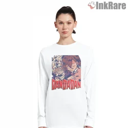 Ken Takakura And Momo Ayase Retro Anime Duo Shirt on white long sleeve shirt for women graphic tee