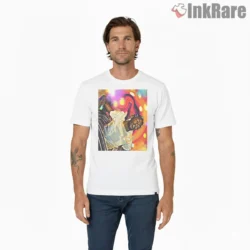 Kendrick Lamar Aint Nobody Praying For Me Painting Shirt on white short sleeve shirt for men graphic tee