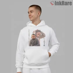 Kendrick Lamar American Rapper Double Portrait Shirt on white hoodie for men graphic tee