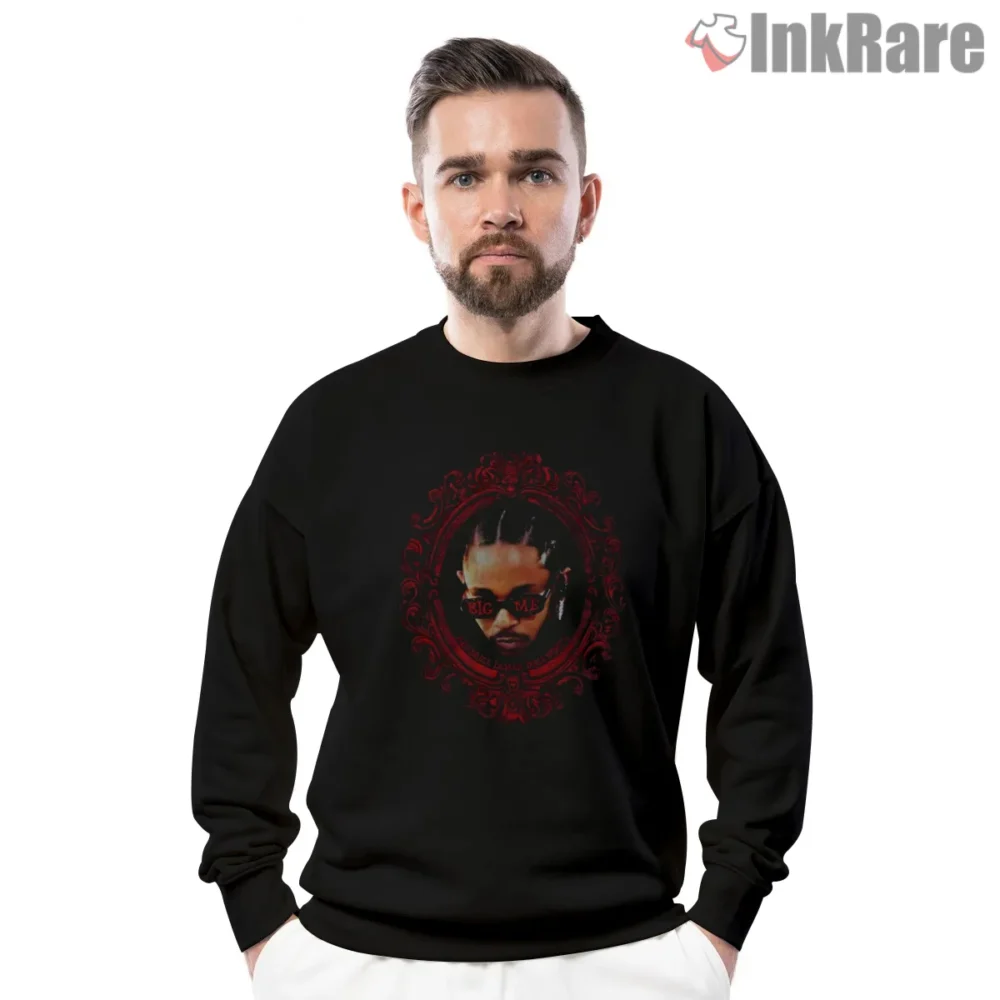 Kendrick Lamar Big Me Sunglasses Portrait Shirt on graphic shirt for men graphic tee