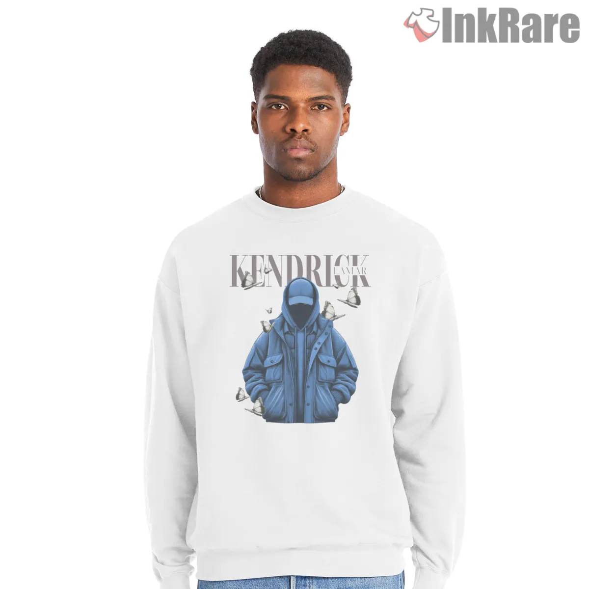Kendrick Lamar Blue Hood Jacket Street Style Shirt Kendrick Lamar Blue Hood Jacket Street Style Shirt on graphic shirt for men graphic tee