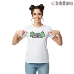Kendrick Lamar Broccoli Money Quote Graphic Shirt on white short sleeve shirt for women graphic tee