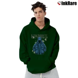 Men’s Kendrick Lamar Butterfly Style Pullover Hoodie in forest green | Cozy, Durable, Modern Fit