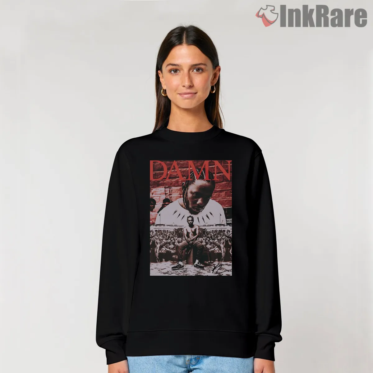 Kendrick Lamar Damn Crowd On Red Classic Cover Shirt Kendrick Lamar Damn Crowd On Red Classic Cover Shirt on graphic shirt for women graphic tee