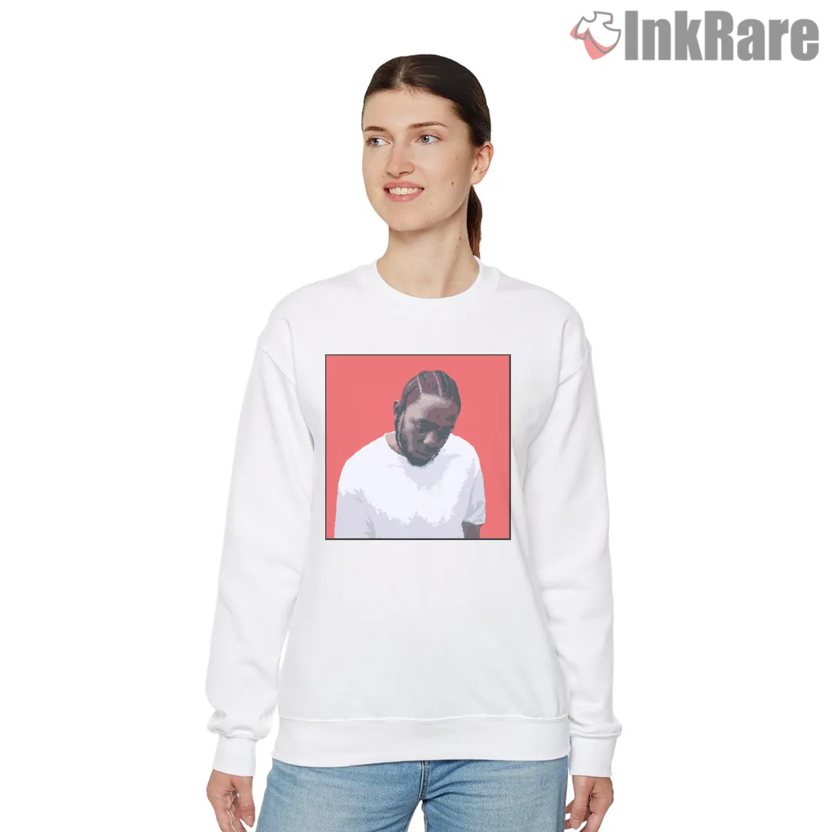 Kendrick Lamar Damn Era Pixel Portrait Red Shirt Kendrick Lamar Damn Era Pixel Portrait Red Shirt on graphic shirt for women graphic tee