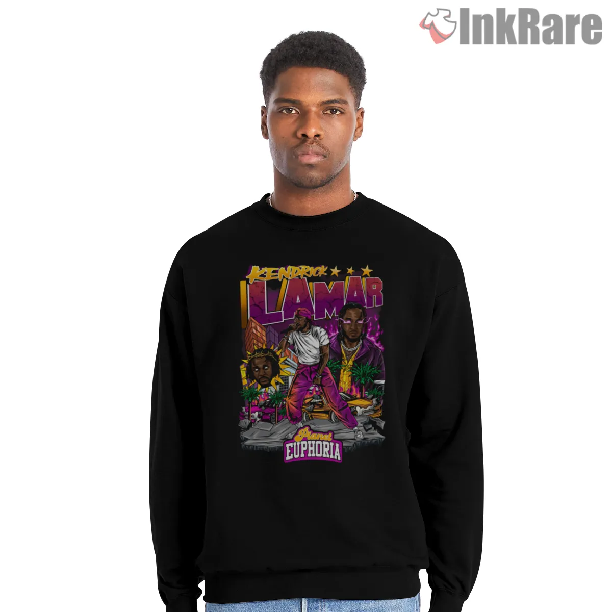 Kendrick Lamar Euphoria Era Collage Shirt Kendrick Lamar Euphoria Era Collage Shirt on graphic shirt for men graphic tee