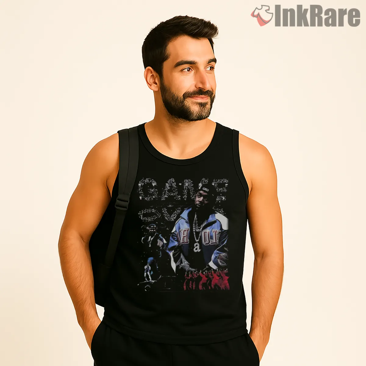 Kendrick Lamar Game Over Graphic Street Tank Top Black Kendrick Lamar Game Over Graphic Street Shirt on black tank top for men graphic tee