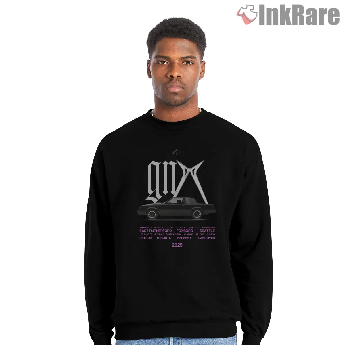 Kendrick Lamar Gnx 2025 Tour Cities Car Poster Shirt Kendrick Lamar Gnx 2025 Tour Cities Car Poster Shirt on graphic shirt for men graphic tee