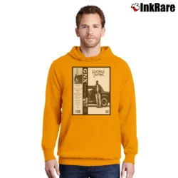 Men’s Kendrick Lamar GNX Album Design Cassette Tape Pullover Hoodie in orange | Cozy, Durable, Modern Fit