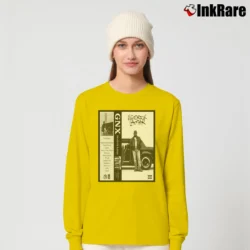 Women’s Kendrick Lamar GNX Album Design Cassette Tape Long-Sleeve Top in yellow | Sleek, Versatile, All-Season