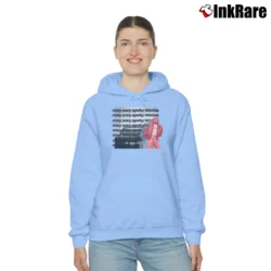 Women’s Kendrick Lamar GNX Crazy Scary Spooky Hilarious Cozy Hoodie in light blue | Warm, Structured, Stylish