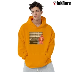 Men’s Kendrick Lamar GNX Crazy Scary Spooky Hilarious Pullover Hoodie in orange | Cozy, Durable, Modern Fit