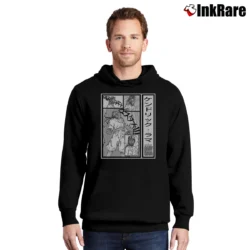 Men’s Kendrick Lamar GNX Manga Art Pullover Hoodie in black | Cozy, Durable, Modern Fit