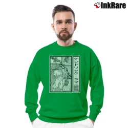 Men’s Kendrick Lamar GNX Manga Art Crewneck Sweatshirt in irish green | Cozy Fabric, Clean Style