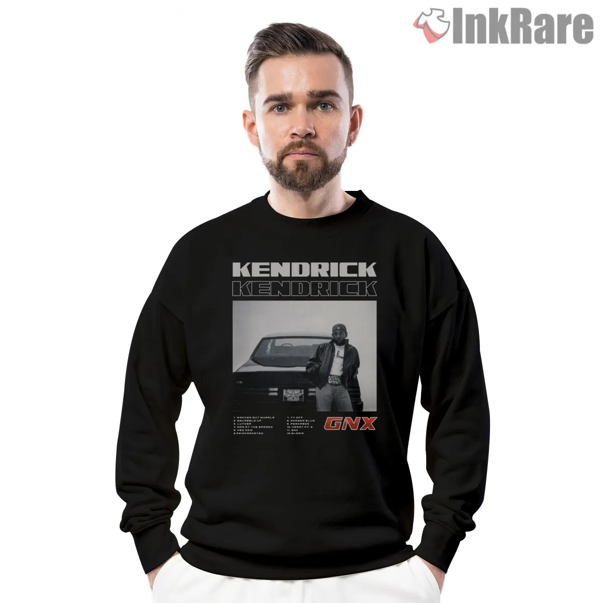 Kendrick Lamar Gnx Monochrome Album Cover Style Shirt Kendrick Lamar Gnx Monochrome Album Cover Style Shirt on graphic shirt for men graphic tee