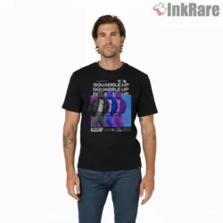 Kendrick Lamar Gnx Squabble Up Duo Poster Shirt on black short sleeve shirt for men graphic tee