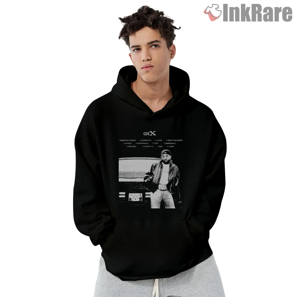 Kendrick Lamar Gnx Vintage Car Streetwear Hoodie Black Kendrick Lamar Gnx Vintage Car Streetwear Shirt on black hoodie for men graphic tee
