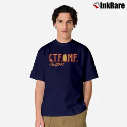 Men’s Kendrick Lamar GTFOMF The GOAT Classic T-Shirt in navy | Soft, Breathable Everyday Wear