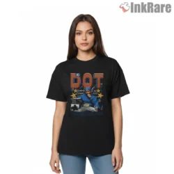 Kendrick Lamar K Dot Mixtape Era Throwback Shirt on black short sleeve shirt for women graphic tee