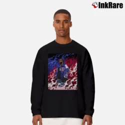 Men’s Kendrick Lamar Long-Sleeve Shirt in black | Sleek, Lightweight, Year-Round Wear