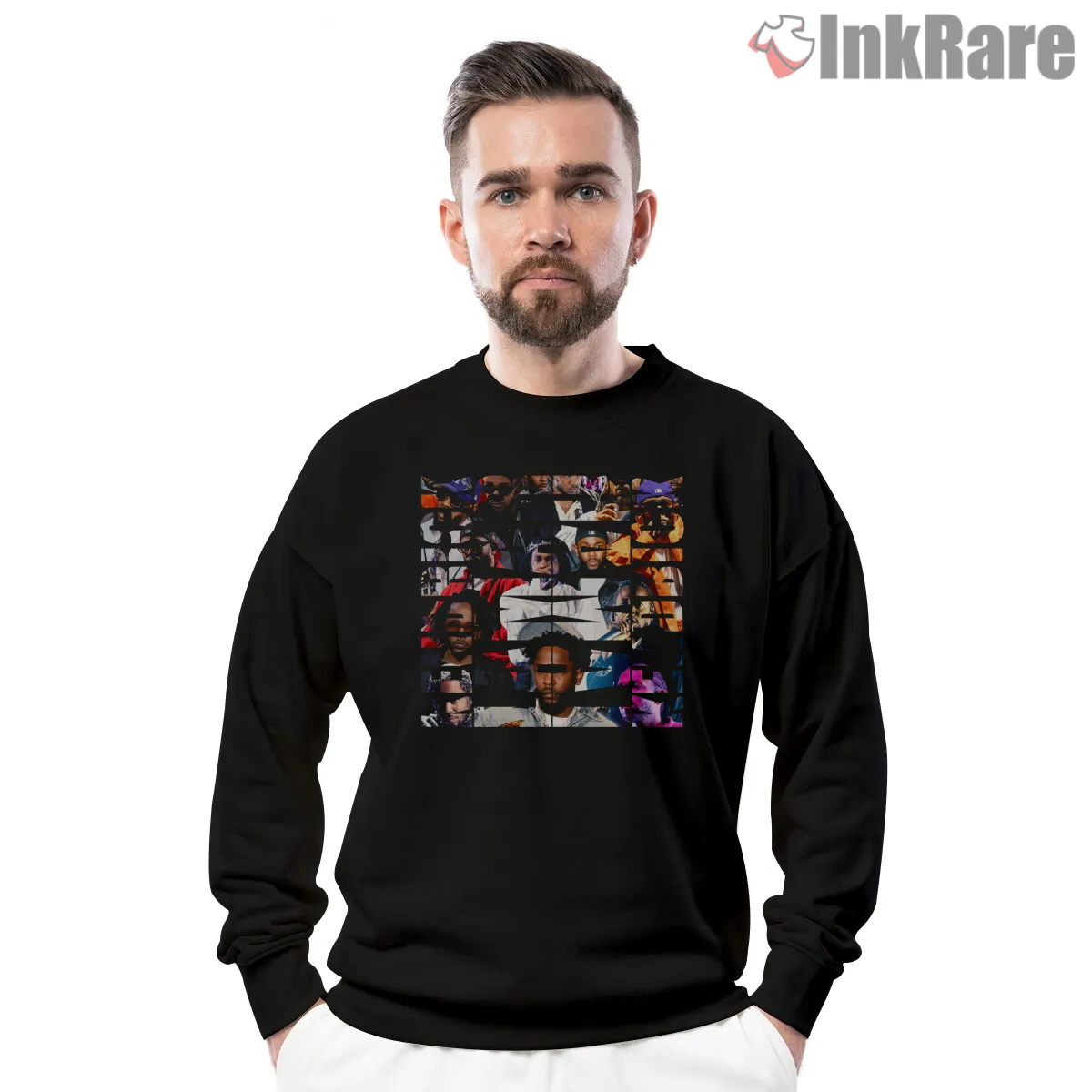 Kendrick Lamar Multicolor Collage Grid Portrait Shirt Kendrick Lamar Multicolor Collage Grid Portrait Shirt on graphic shirt for men graphic tee