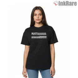 Kendrick Lamar Mustard Gnx Parody Album Cover Shirt on black short sleeve shirt for women graphic tee