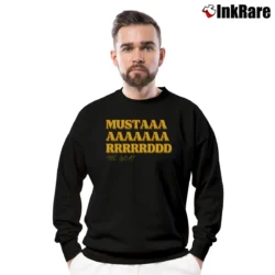 Men’s Kendrick Lamar Mustard The Goat Crewneck Sweatshirt in black | Cozy Fabric, Clean Style