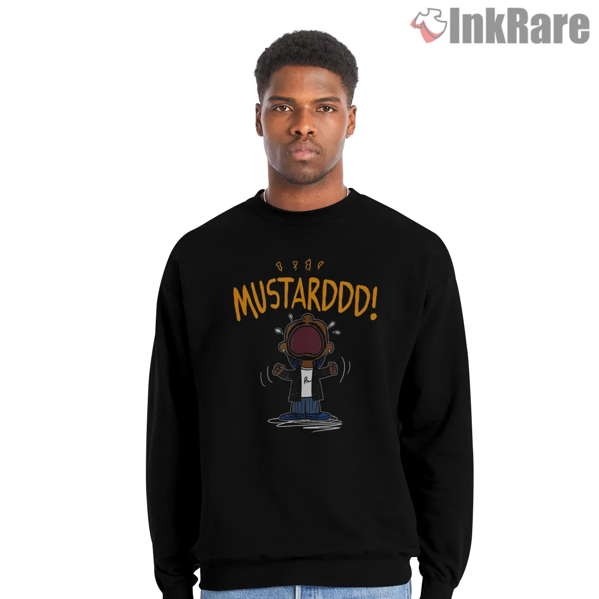 Kendrick Lamar Mustarddd Screaming Meme Cartoon Shirt Kendrick Lamar Mustarddd Screaming Meme Cartoon Shirt on graphic shirt for men graphic tee
