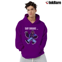 Men’s Kendrick Lamar Say Drake Art Pullover Hoodie in purple | Cozy, Durable, Modern Fit