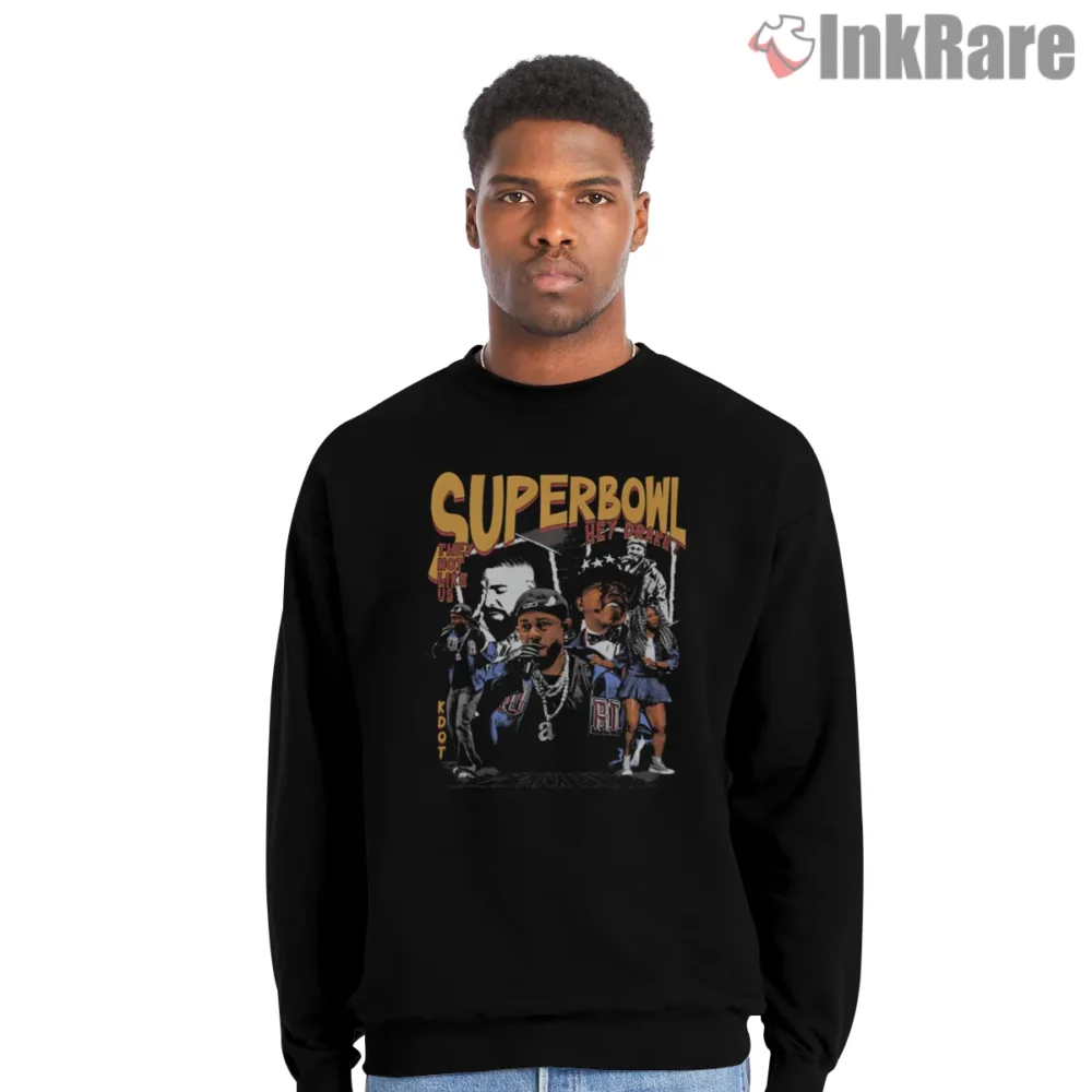 Kendrick Lamar Super Bowl Halftime Rap Champions Shirt on graphic shirt for men graphic tee
