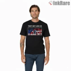 Kendrick Lamar Super Bowl Halftime Vexel Art Shirt on black short sleeve shirt for men graphic tee