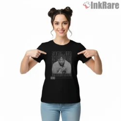 Kendrick Lamar Sza Luther Gnx Black And White Portrait Shirt on black short sleeve shirt for women graphic tee