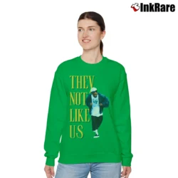 Women’s Kendrick Lamar They Not Like Us Relaxed Sweatshirt in irish green | Soft, Laid-Back Vibe
