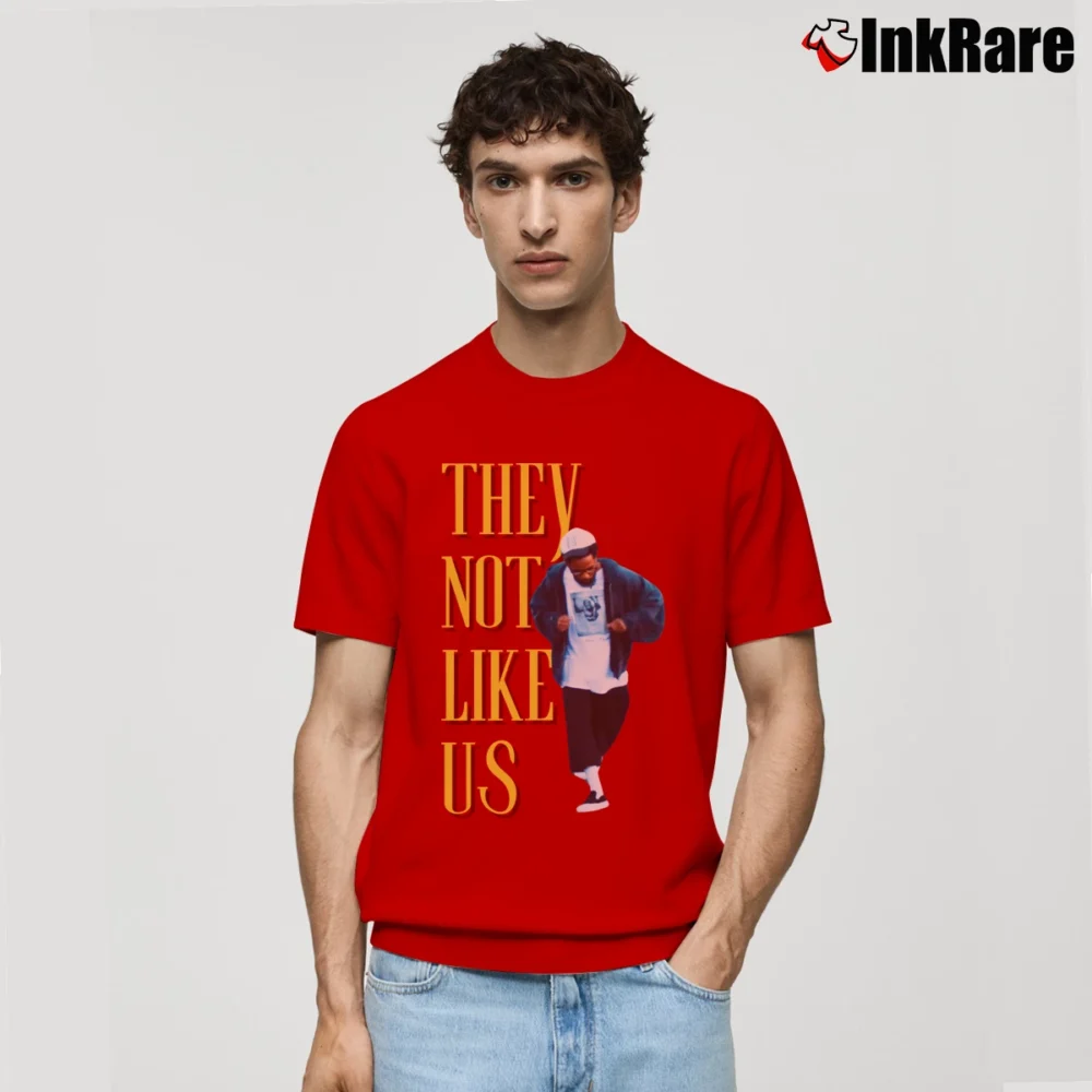 Men’s Kendrick Lamar They Not Like Us Classic T-Shirt in red | Soft, Breathable Everyday Wear