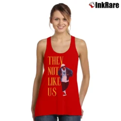 Women’s Kendrick Lamar They Not Like Us Tank Top in red | Lightweight, Movement-Friendly