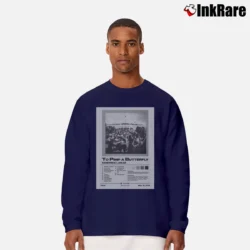 Men’s Kendrick Lamar To Pimp A Butterfly Tracklist Album Long-Sleeve Shirt in navy | Sleek, Lightweight, Year-Round Wear