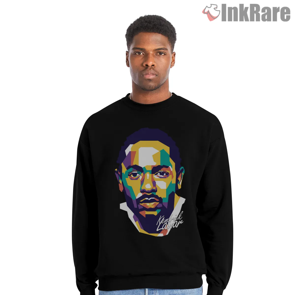 Kendrick Lamar Wpap Neon Block Color Portrait Shirt Kendrick Lamar Wpap Neon Block Color Portrait Shirt on graphic shirt for men graphic tee