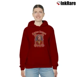 Women’s Kenny Rogers 70s Tour Graphic Cozy Hoodie in maroon | Warm, Structured, Stylish