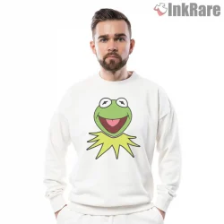 Kermit The Frog Classic Smile Vintage Portrait Shirt on graphic shirt for men graphic tee